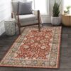 Fenix - Accent Rug, Elegant Design - Red / Black - Image 5