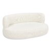 Shep - Curved Dog Sofa Bed Medium - Ivory White - Image 2