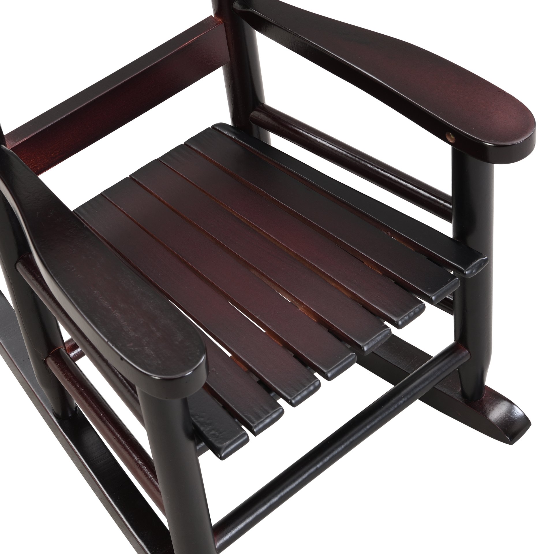 Style Children's Rocking Chair For Indoor Or Outdoor - Espresso - Image 8