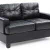 Stylish Transitional Loveseat For Two - Black - Image 7
