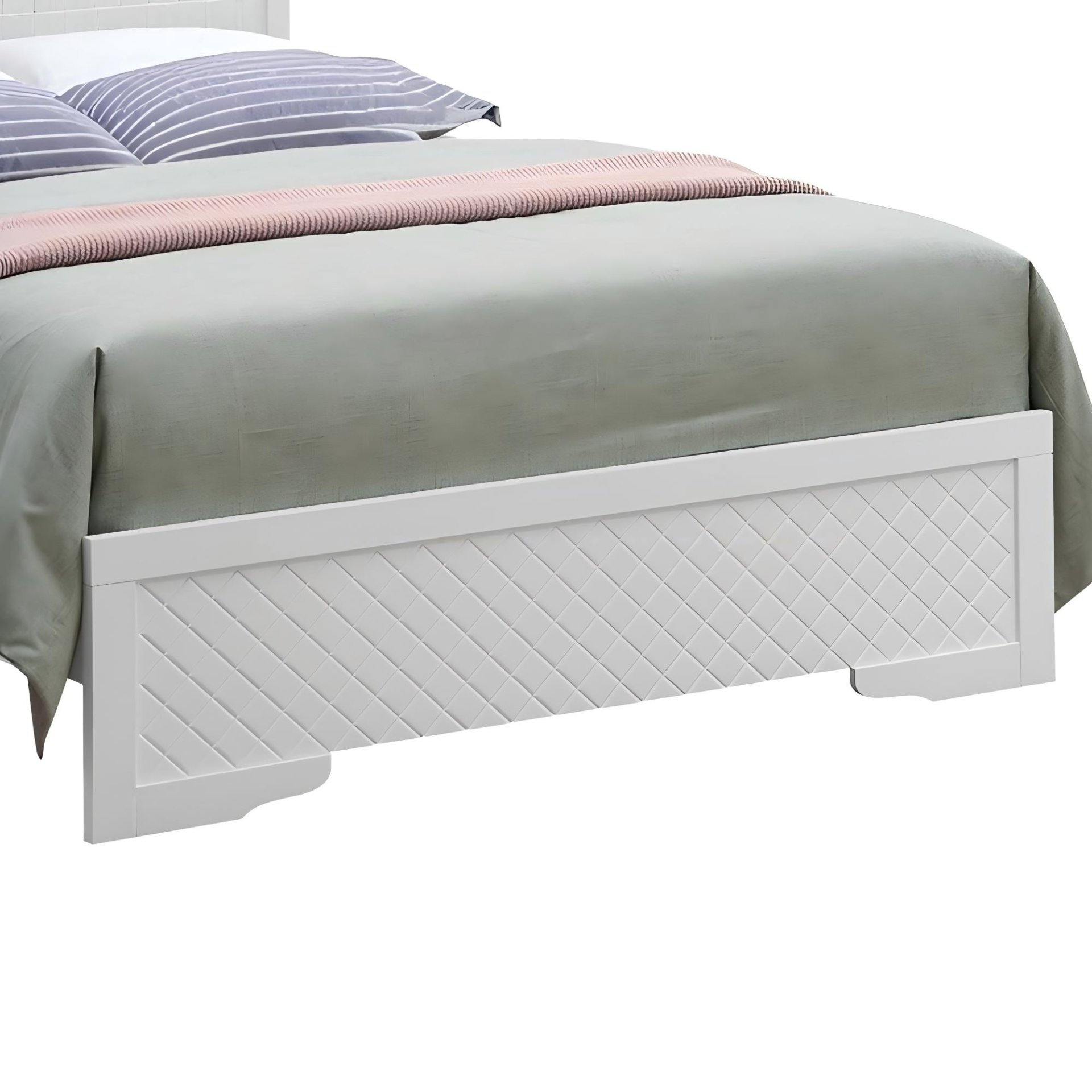 Full Elegant Bed - Silver Champagne - Image 4