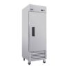 Commercial Refrigerator 23 Cu.Ft With 1 Solid Door Reach-In Refrigerators Stainless Steel Etl Approved Upright Fridge Storage - Silver - Image 6