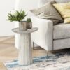 Dayton - Wooden Accent Table - White Wash - Image 6