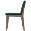 Laura - Mid-Century Modern Solid Wood Dining Chair (Set of 2) - Green - Image 6