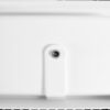 67" Freestanding Solid Surface Bathtub, Luxury Engineered Stone Resin Freestanding Soaking Bathtub With Overflow And Pop-Up Drain Cupc Certified 23S13-67 - Matte White - Image 9