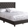Full Upholstered Bed Transitional - Black - Image 8