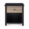 Connelly - Nightstand Black, Vintage - Walnut - Image 6