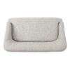 Mid Century Modern Loveseat With Polyester Upholstery And Birch Wood Frame - Beige - Image 7