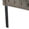 Kaarina - Contemporary, Tufted Fabric Full / Queen Headboard - Gray - Image 12