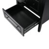 Retro Style Bathroom Vanity With Sink, Soft Closing Cabinet And Drawers - Black - Image 21