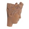 7X5.5X9" Visage Head Bust Planter, Home Wall Planter - Brown - Image 4