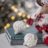 Christmas Ball Ornaments, Glass Decorative Hanging Ball Christmas Tree Ornaments, For Holiday Decorations (Set of 6) - White - Image 4