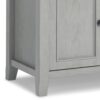 Amherst - TV Media Stand - Fog Gray - Image 9