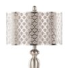 Ashland - Contemporary Table Lamp Laser Cut (Set of 2) - Nickel / Light Gray - Image 4