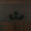 Hall Tree With 3 Hooks, Coat Hanger, Entryway Bench, Storage Bench, 3 In 1 Design, For Entrance, Hallway Tiger - Brown - Image 9