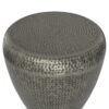 Preston - Metal Side Table - Antique Silver - Image 2