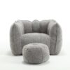 Soft Bean Bag Chair With High Resilient Foam (Chips) - Gray - Image 21
