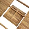 Wilson - Expandable Dining Table With Slat Design - Teak Acacia Wood - Image 13