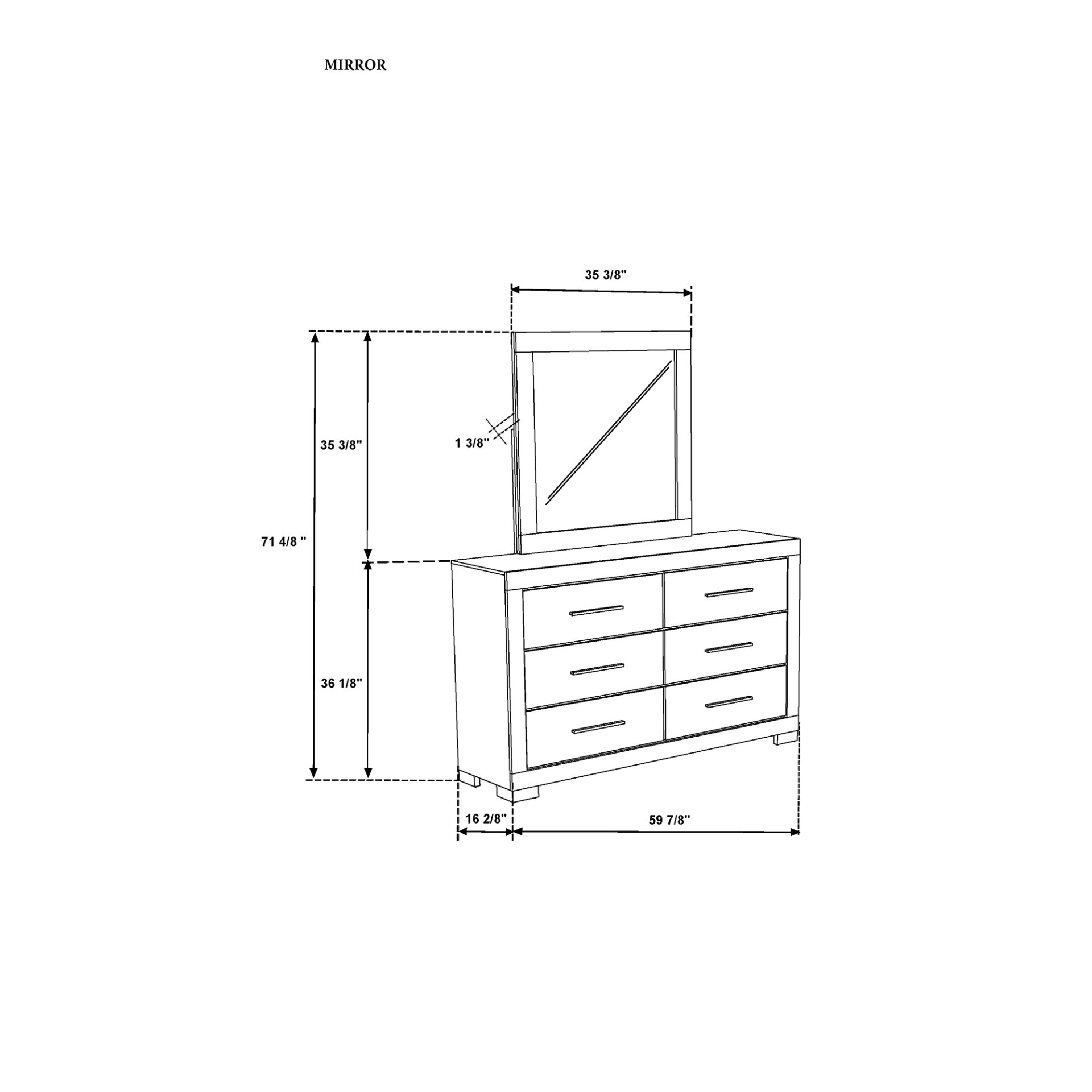 Elsa - Mirror Large Scale Design - Black - Image 3