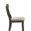 Leventis - Linen Weathered Side Chair (Set of 2) - Light Brown - Image 2