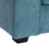 Modern Fabric Sofa With Plush Cushions, Sleek Arm Design, Sturdy Solid Wood Frame - Blue - Image 14