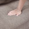 Twin Size Sofa Bed Sleeper Sofa Loveseat With Foldable Mattress, Side Table, Storage Pocket & USB Ports - Gray Brown - Image 22