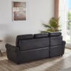 Luxurious Comfort Sectional Sofa Bed - Black - Image 9