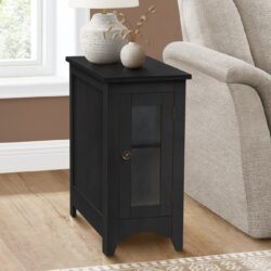 Accent End Table Transitional - Black