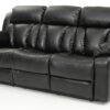 Daria - Reclining Sofa - Black - Image 3