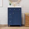 Bathroom Vanity Cabinet With Sink - Blue - Image 2