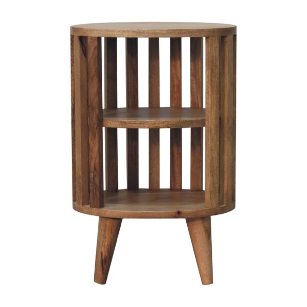 Ariella - Double Shelf Nightstand - Oak