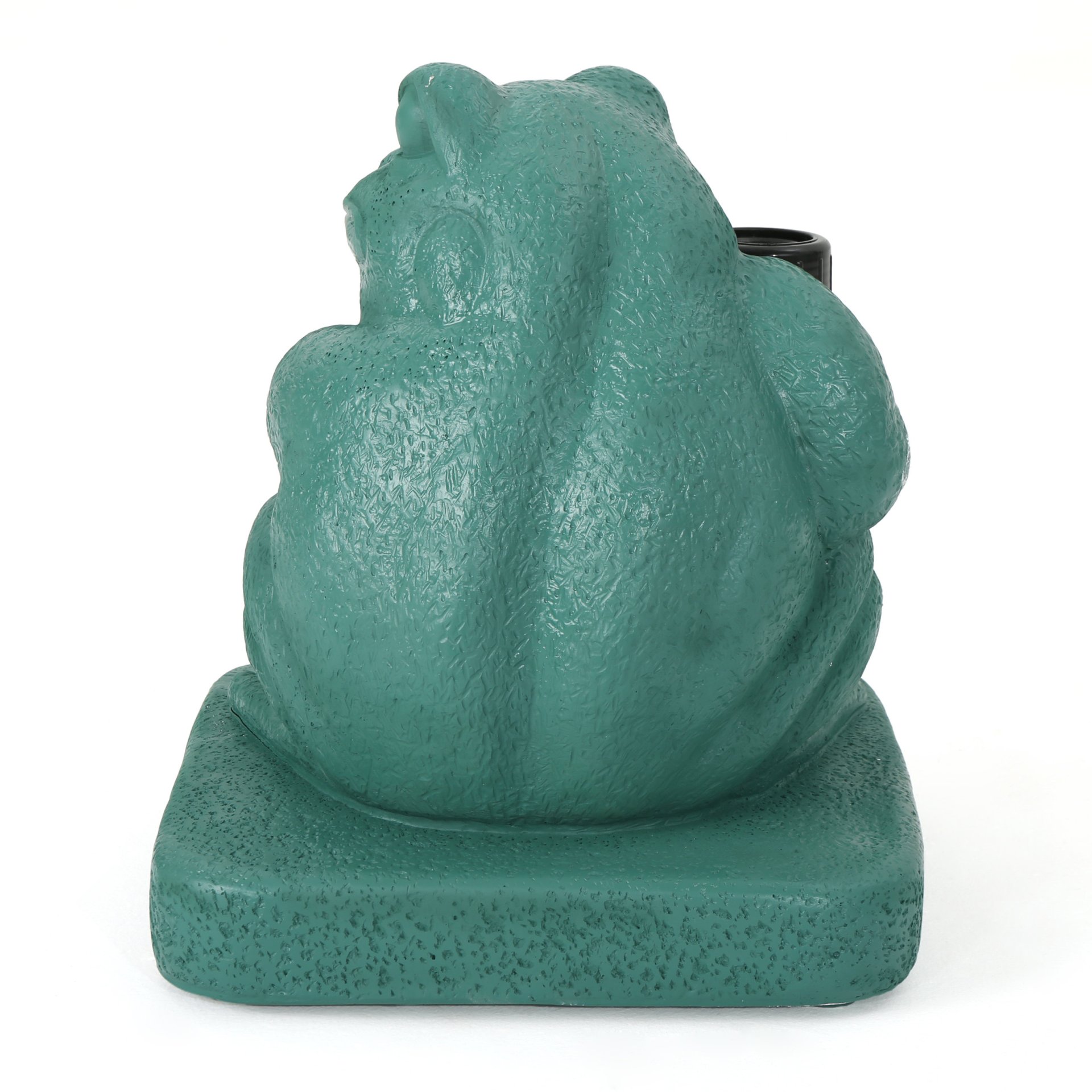 Whimsical - Frog Neptune Umbrella Base Concrete - Green - Image 11
