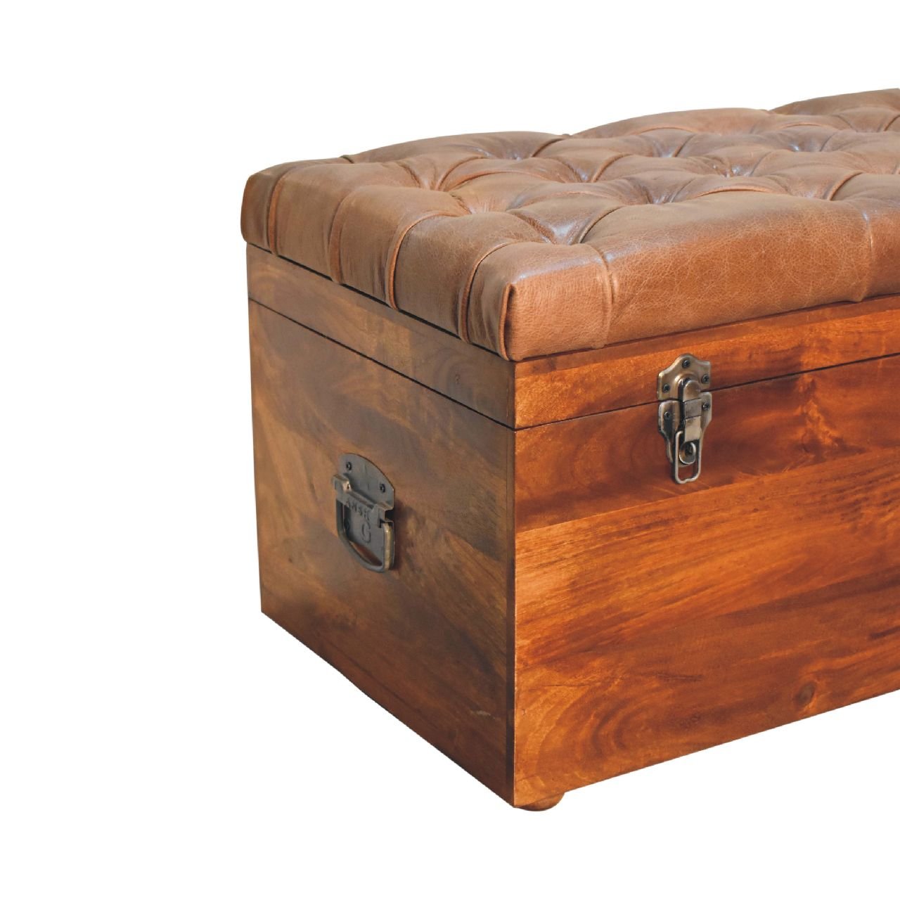 Buffalo - Hide Storage Trunk - Chestnut - Image 7