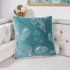 Seashells Pillow Cover - Light Blue - Image 5