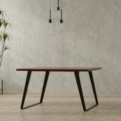 Lowry - Square Dining Table - Brown - Wood