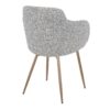 Boyne - Contemporary Chair (Set of 2) - Antique Copper / Dark Gray - Image 4