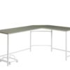 Bambina - Computer Desk - Gray / White - Image 4