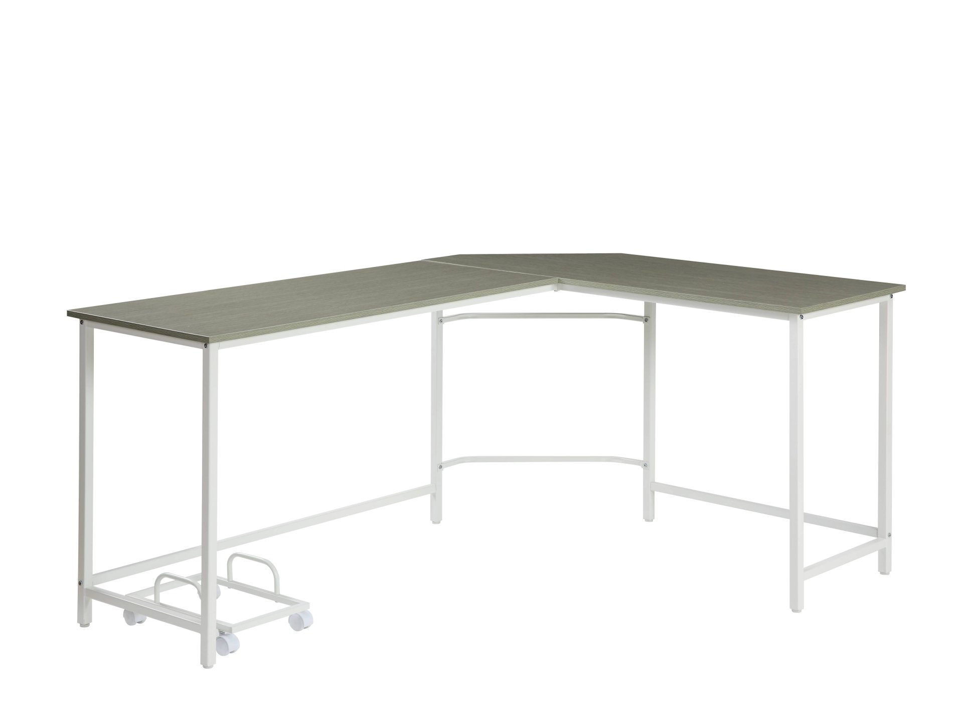 Bambina - Computer Desk - Gray / White - Image 4