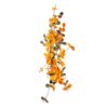 Fall Leaves Wreath, Botanicals Decor For Harvest Festival Fall Festival & Thanksgiving Table Decorations (Set of 12) - Orange Multi - Image 4