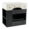 Modern Wall Mounted Bathroom Vanity With Sink, Soft Close Drawer, Adjustable Shelf, Toilet Paper Holder - Black - Image 21