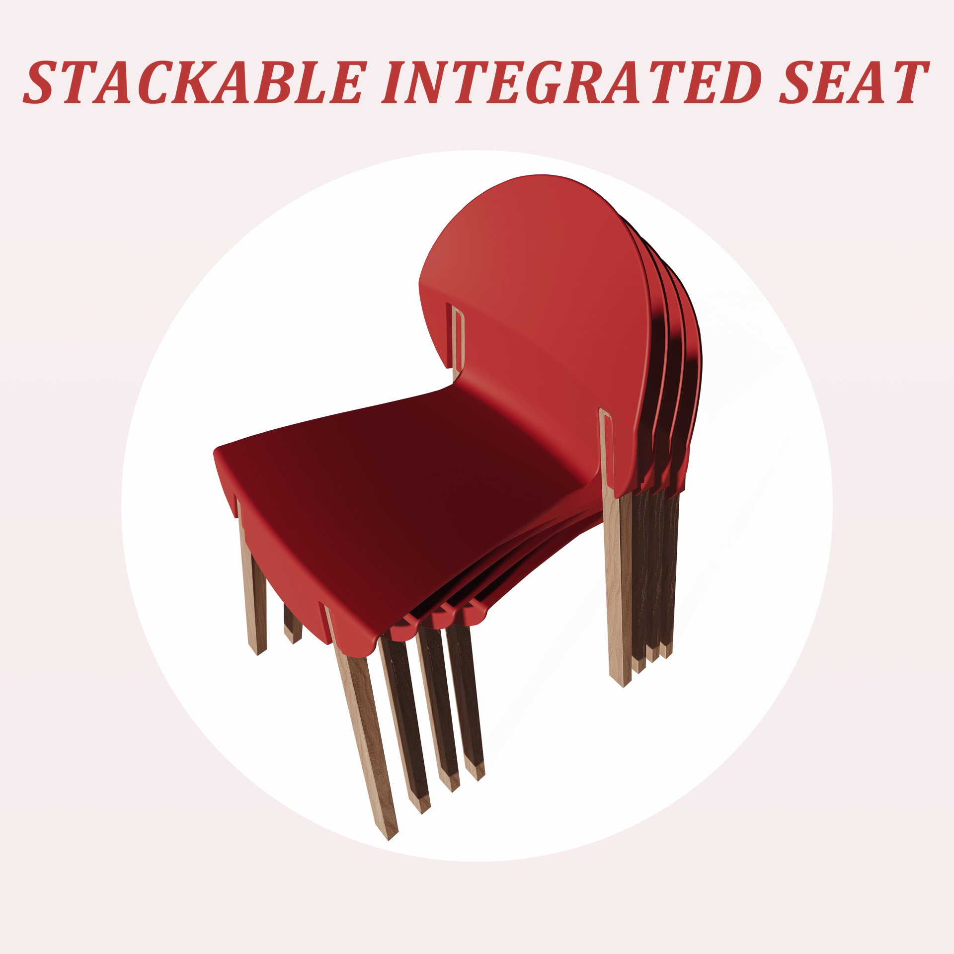 4 Piece Set Of Single Chairs With A Design Combining Modern And Traditional Elements, Durable And Comfortable - Crimson - Image 10