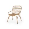 Monsoon Outdoor Accent Chair With Open Weave Design - Light Brown - Image 5