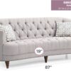 Charleston Sofa - Light Gray - Image 5