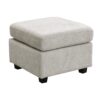 Sectional Sofa Couch Sofa Bed U-Shaped Sofa With Two Movable Ottoman And Three USB Ports For Living Room - Gray - Image 18
