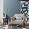 Mid - Century Lounge Chair With Button Tufting - Light Gray - Image 2