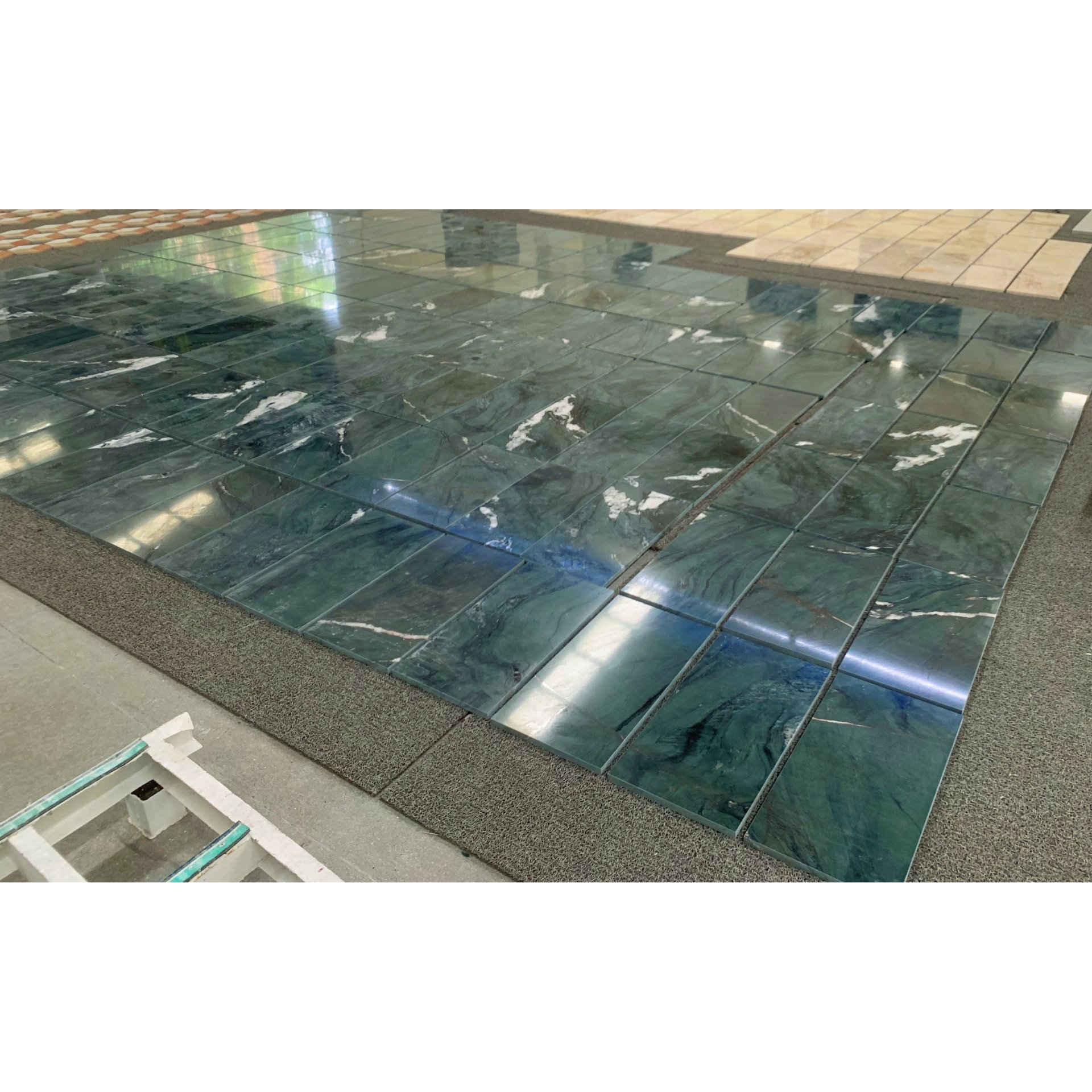 Diamond Polished Marble Tile For Wall And Floor Stone 12 X 24" - Green / Green Multi - Image 12