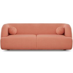 Anna - French Boucle Sofa - Pink