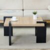 Coffee Table, Suitable For Modern Minimalist Living Rooms And Leisure Areas - Natural Wood - Image 5