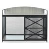 Heavy Duty Large Dog Crate Furniture For Large Medium Dog, Farmhouse Wooden Dog Kennel Indoor End Table, Decorative Pet House For Large Dogs - Gray - Image 9