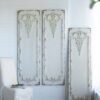 Large Wall Art Panel, Rectangle Wall Sculpture, Wall Decor For Living Room Dining Room Office Bedroom (Set of 3) - White - Image 4